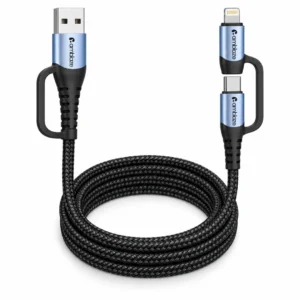 120 Watt Fast Charging USB 2.0 Data Cable – 1000mm | 480Mbps | Pure Copper