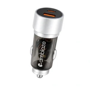 52.5W Dual Port Fast Car Charger – USB-C + USB-A | All Protocol Support