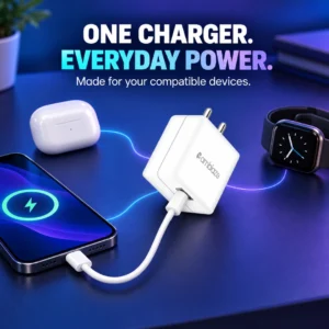 65W Fast Charger – QC Compatible Wall Charger